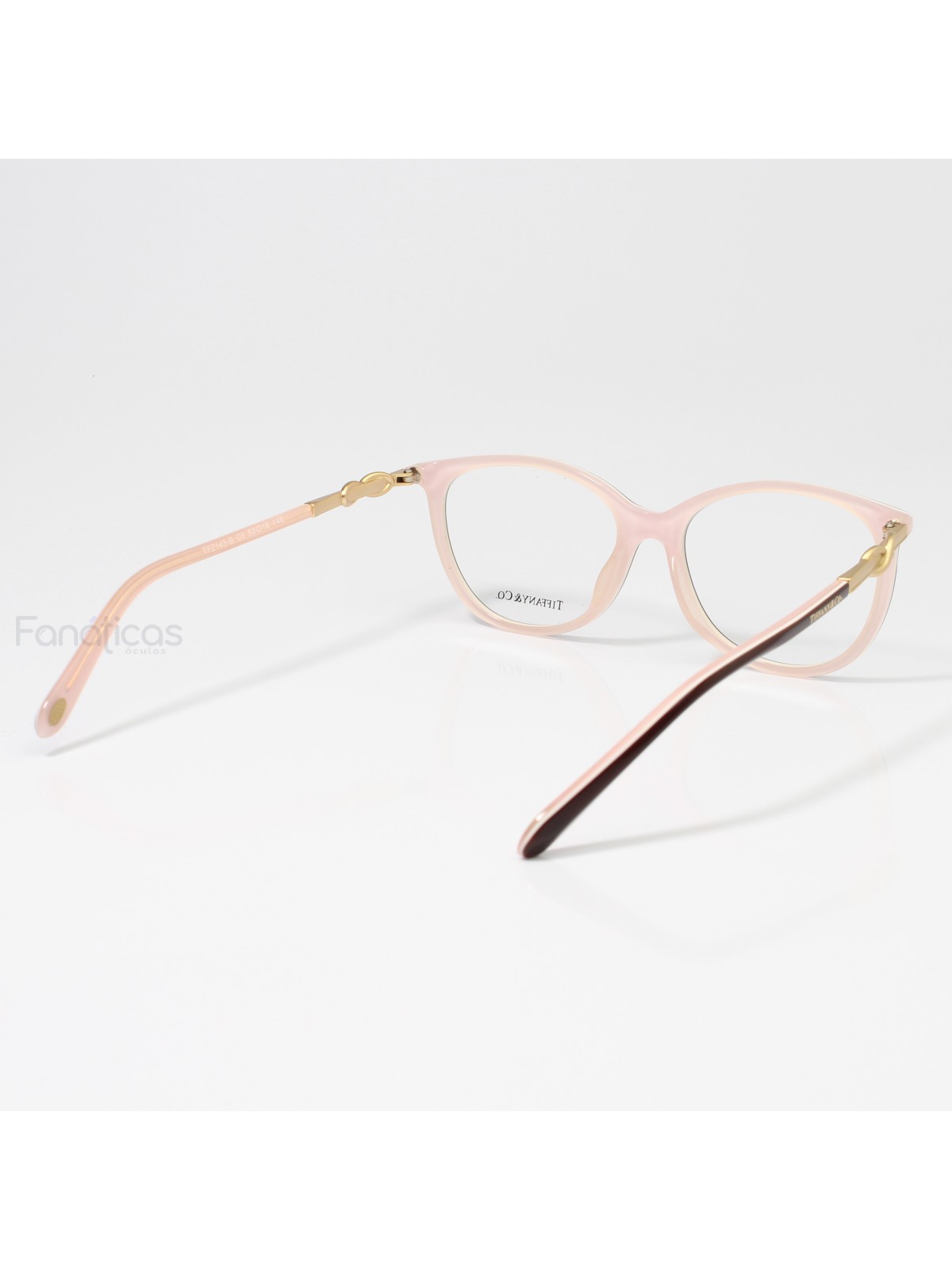 Oculos Armação de Grau Infinito - TF2143-B Fosco - Marrom e Rosa 