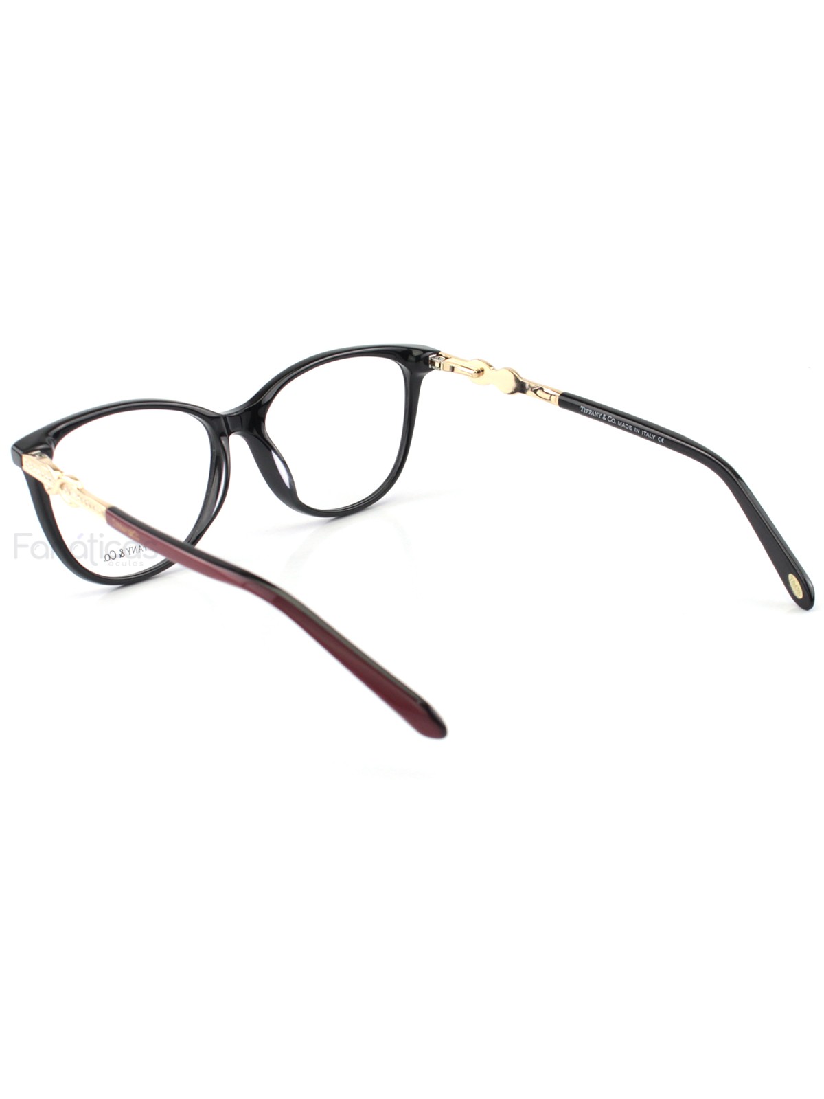 Óculos Armação de Grau Infinito TF2143-B Vermelho e Preto