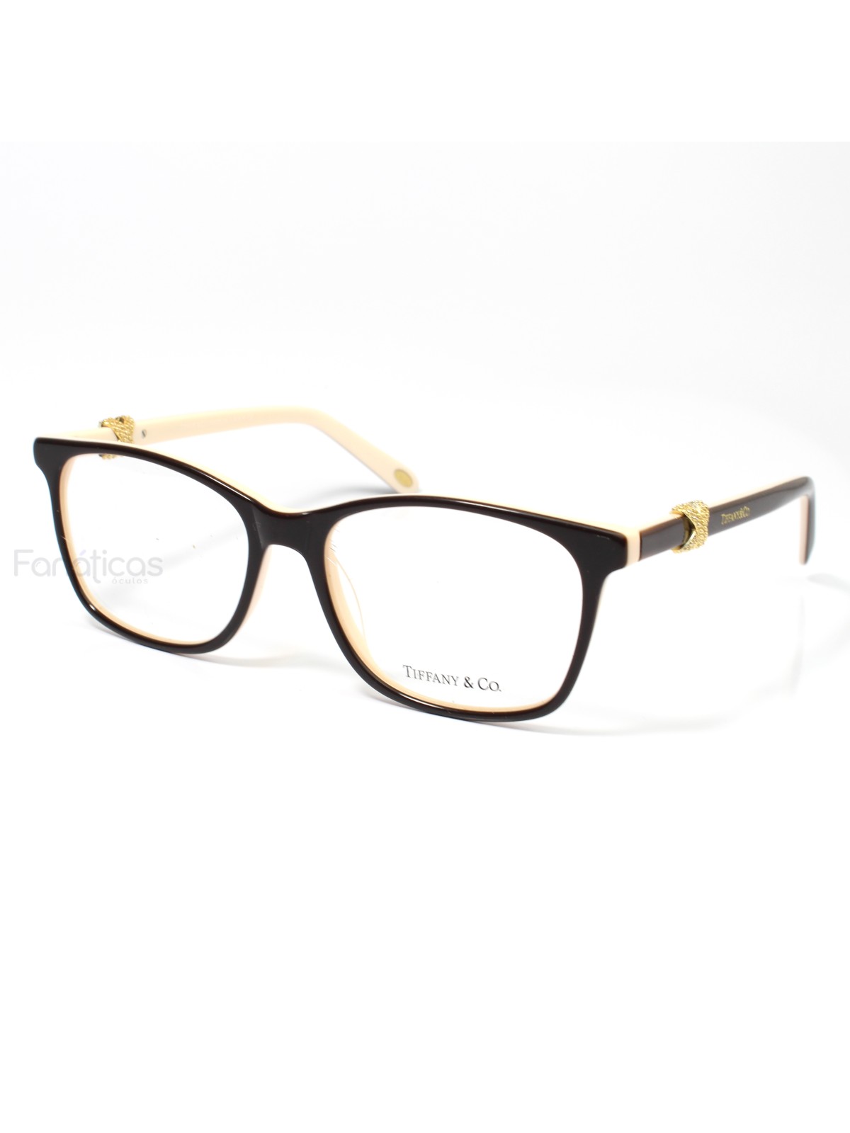 Óculos Armação de Grau Laço - TF2220B 8139 Marrom e Creme