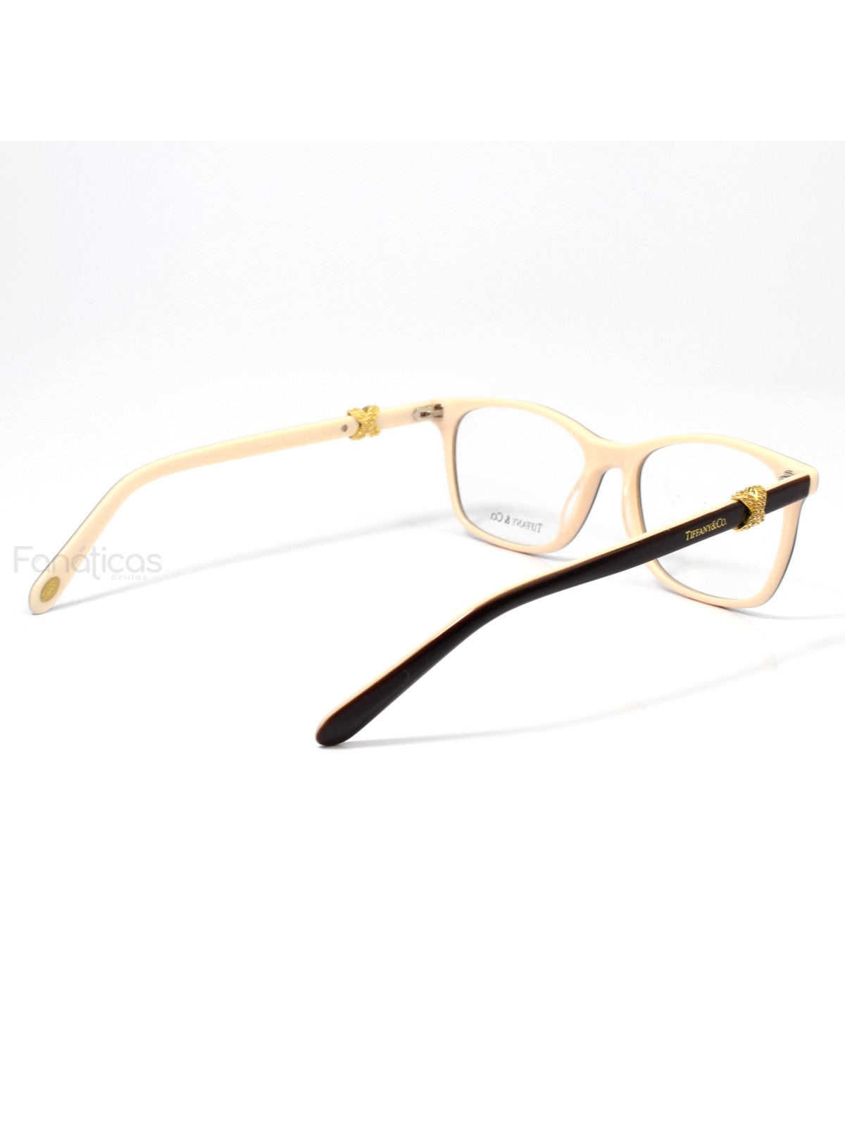Óculos Armação de Grau Laço - TF2220B 8139 Marrom e Creme