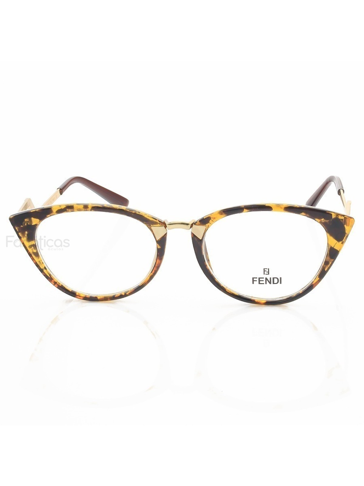 Óculos Armação de Grau Orchidea FF0118/S - Marrom Tartaruga