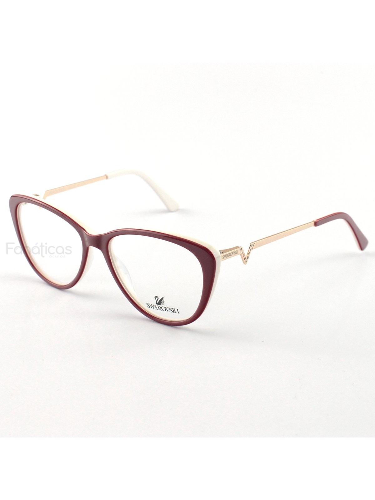 Oculos Armação de Grau SK5232 Vermelho e Branco