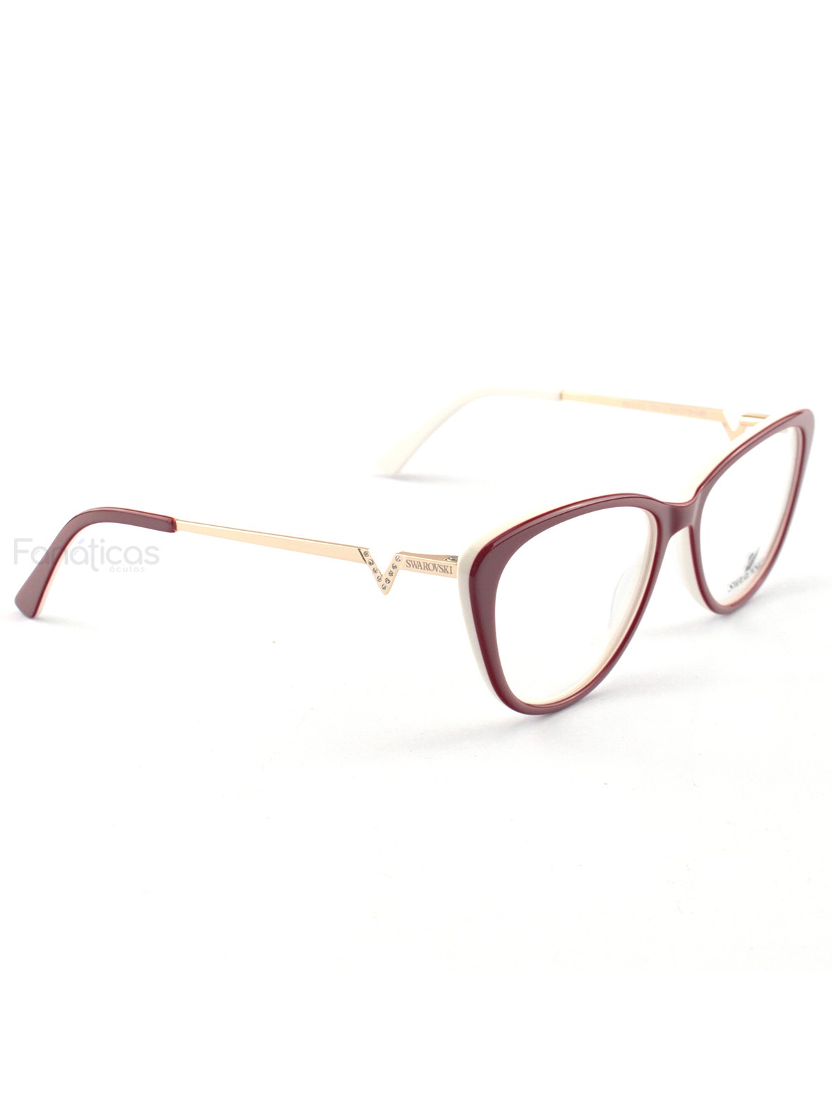 Oculos Armação de Grau SK5232 Vermelho e Branco