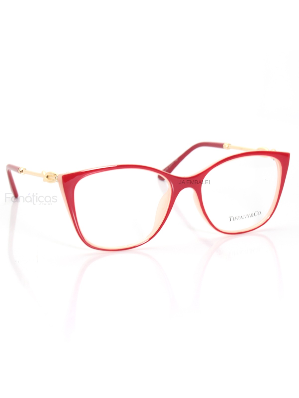 Oculos Armação de Grau TF2160 - Carmesin + KIT