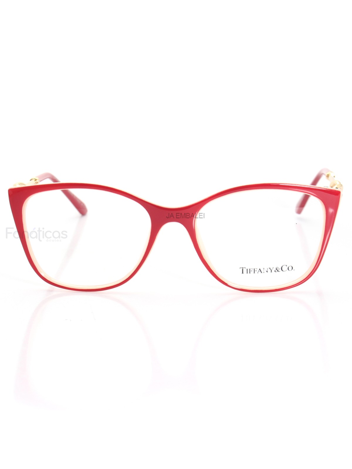 Oculos Armação de Grau TF2160 - Carmesin + KIT