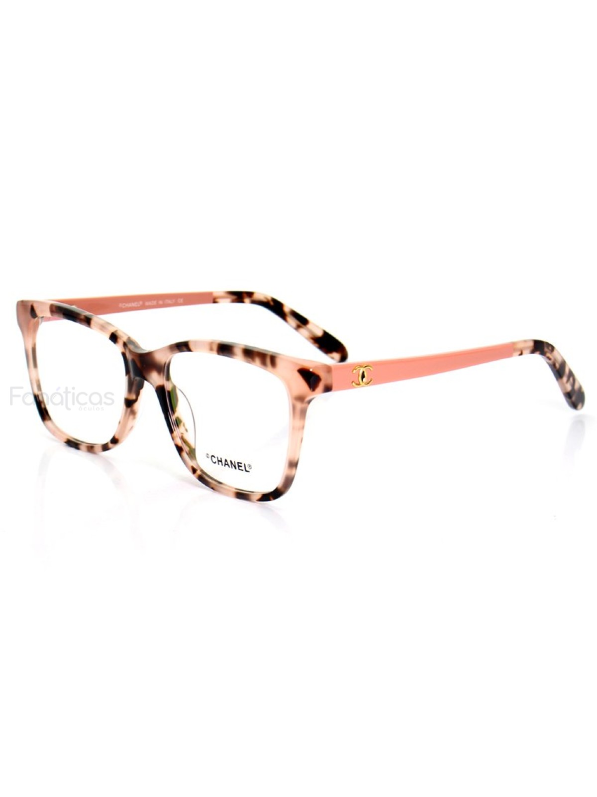 Oculos Armação de Grau X3272 - Tartaruga e Rosa