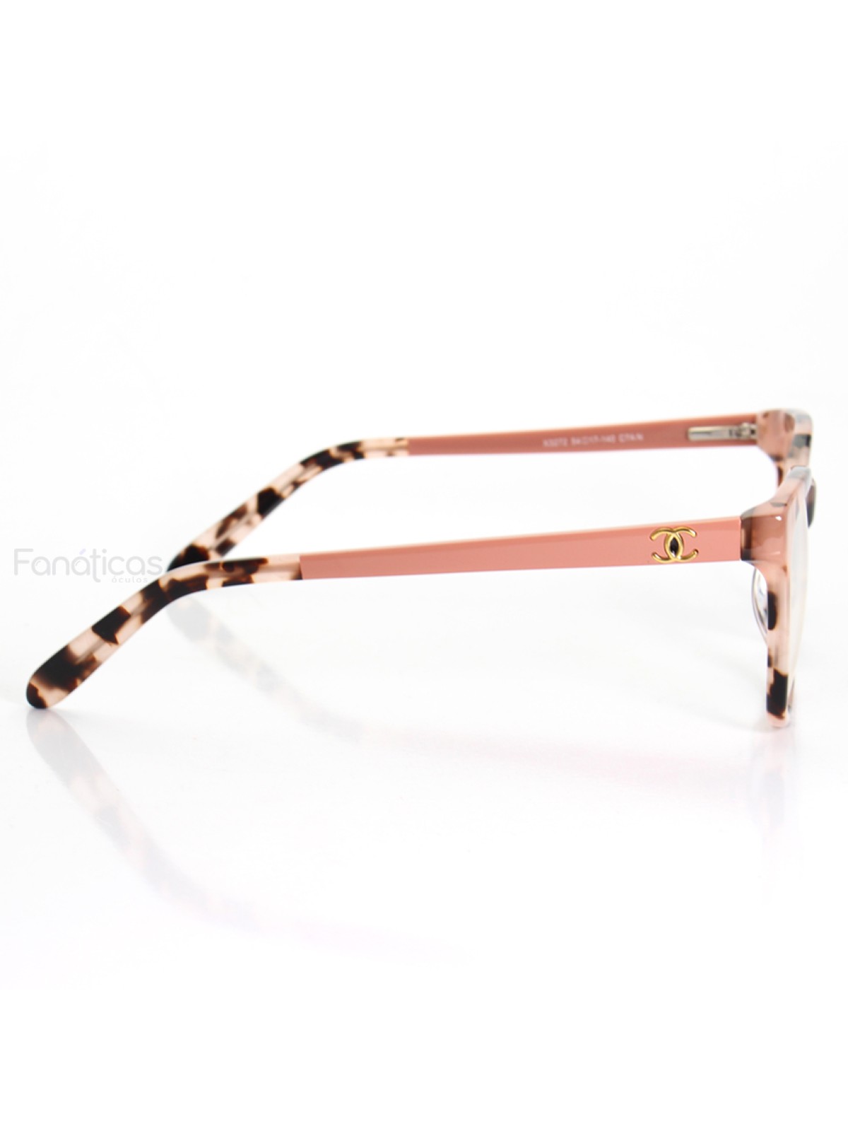 Oculos Armação de Grau X3272 - Tartaruga e Rosa