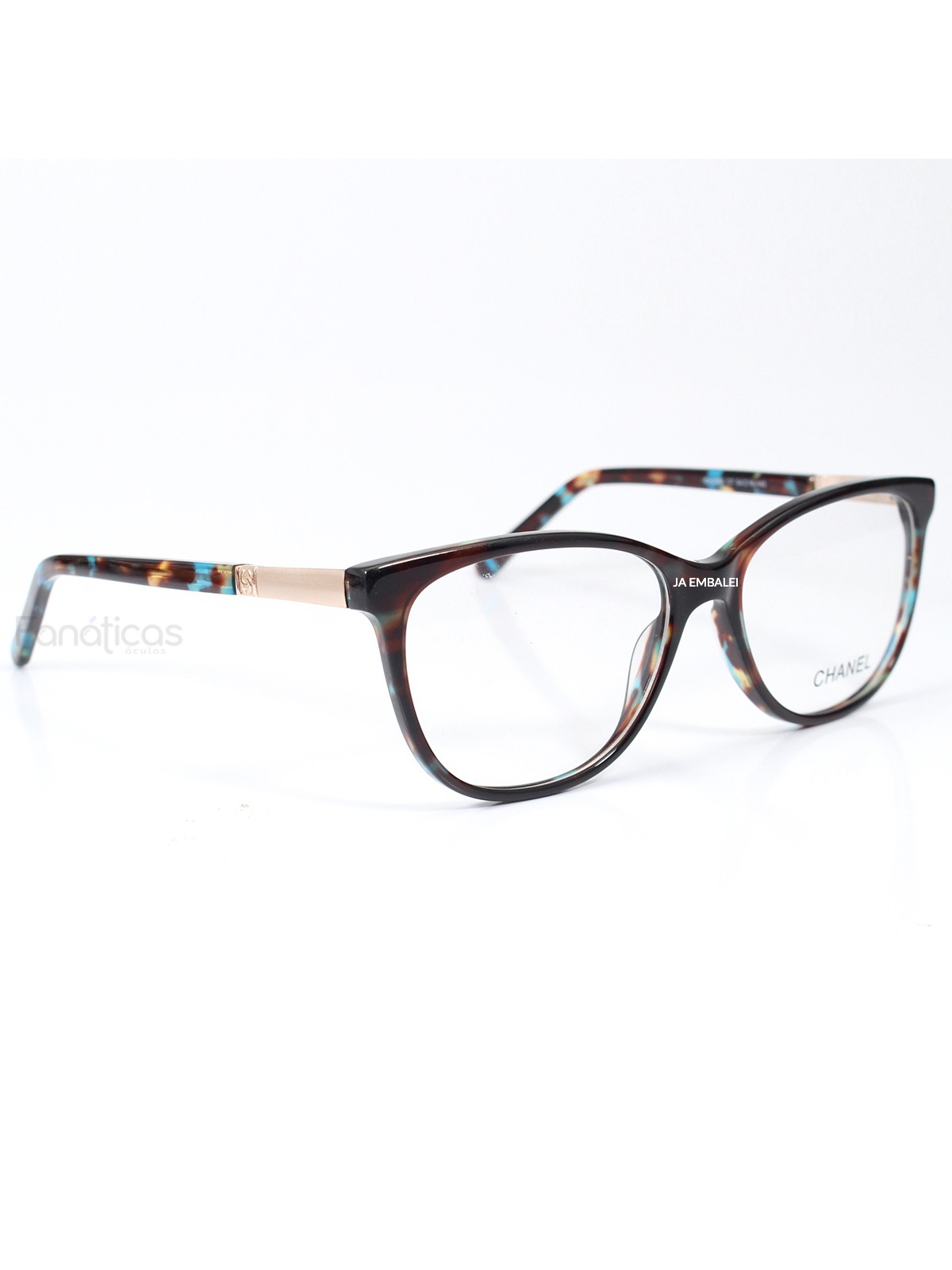 Oculos Armação de Grau X881 - Azul Tartaruga