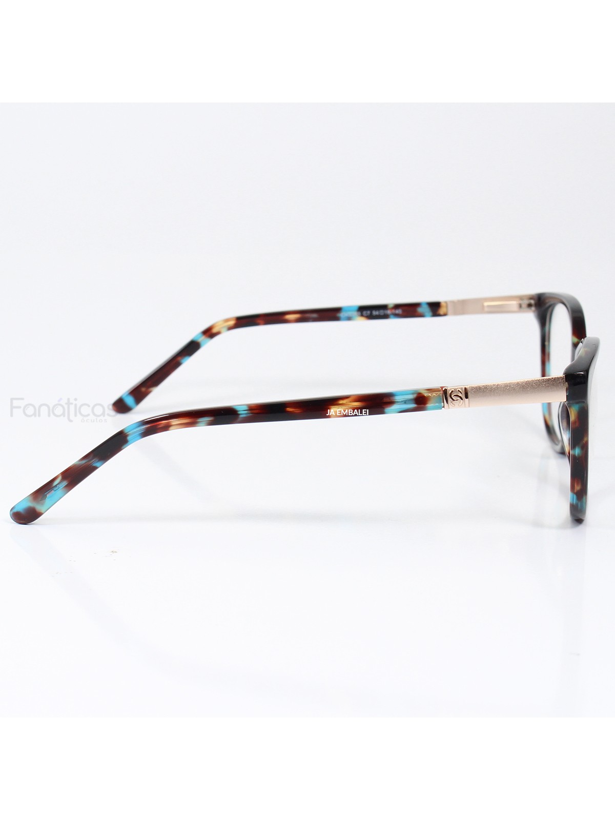 Oculos Armação de Grau X881 - Azul Tartaruga