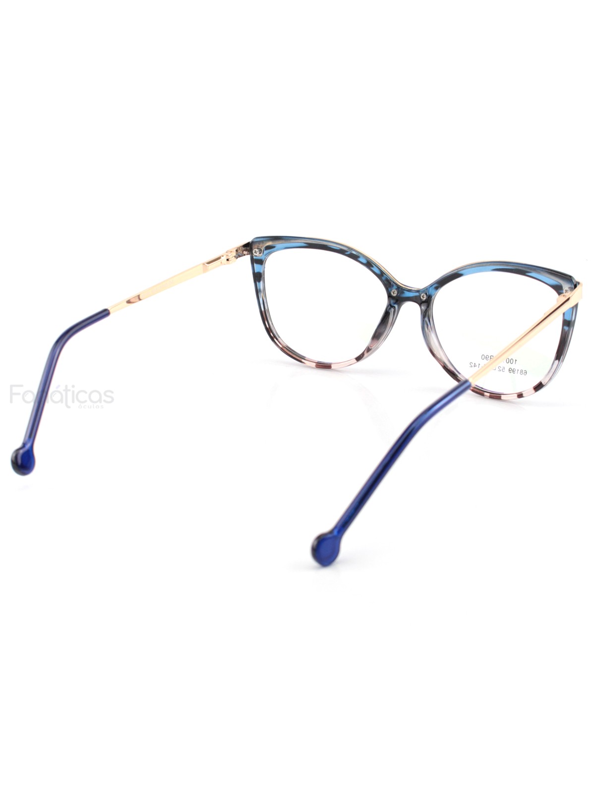 Oculos Armação Para Grau Alita - Azul Degrade