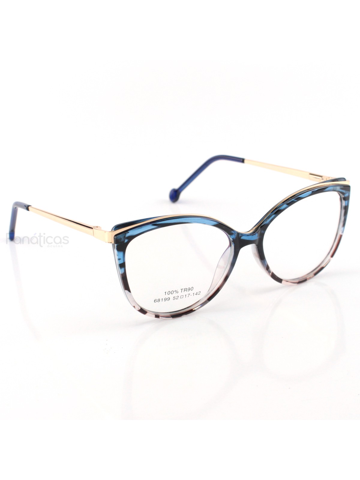 Oculos Armação Para Grau Alita - Azul Degrade