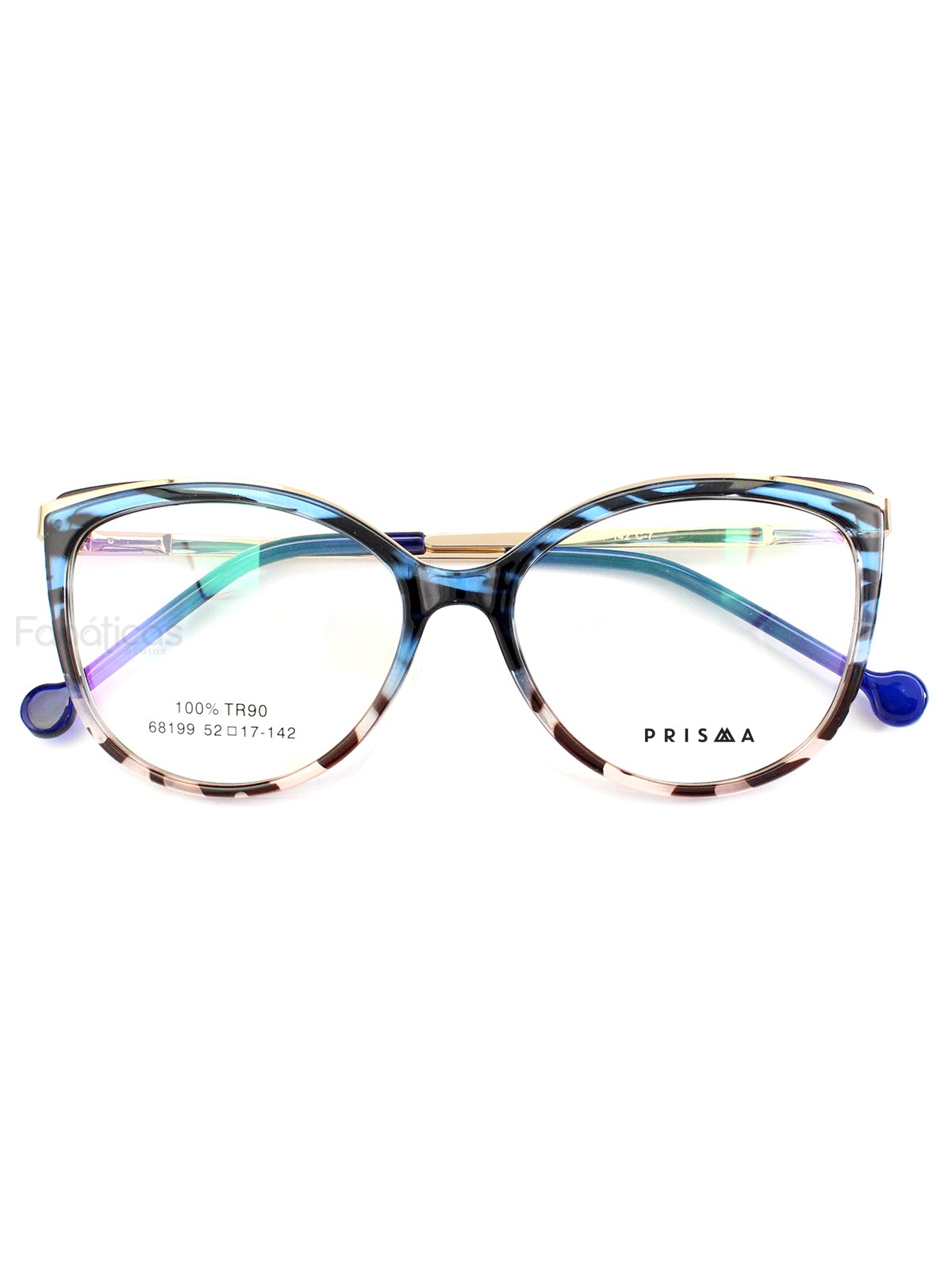 Oculos Armação Para Grau Alita - Azul Degrade