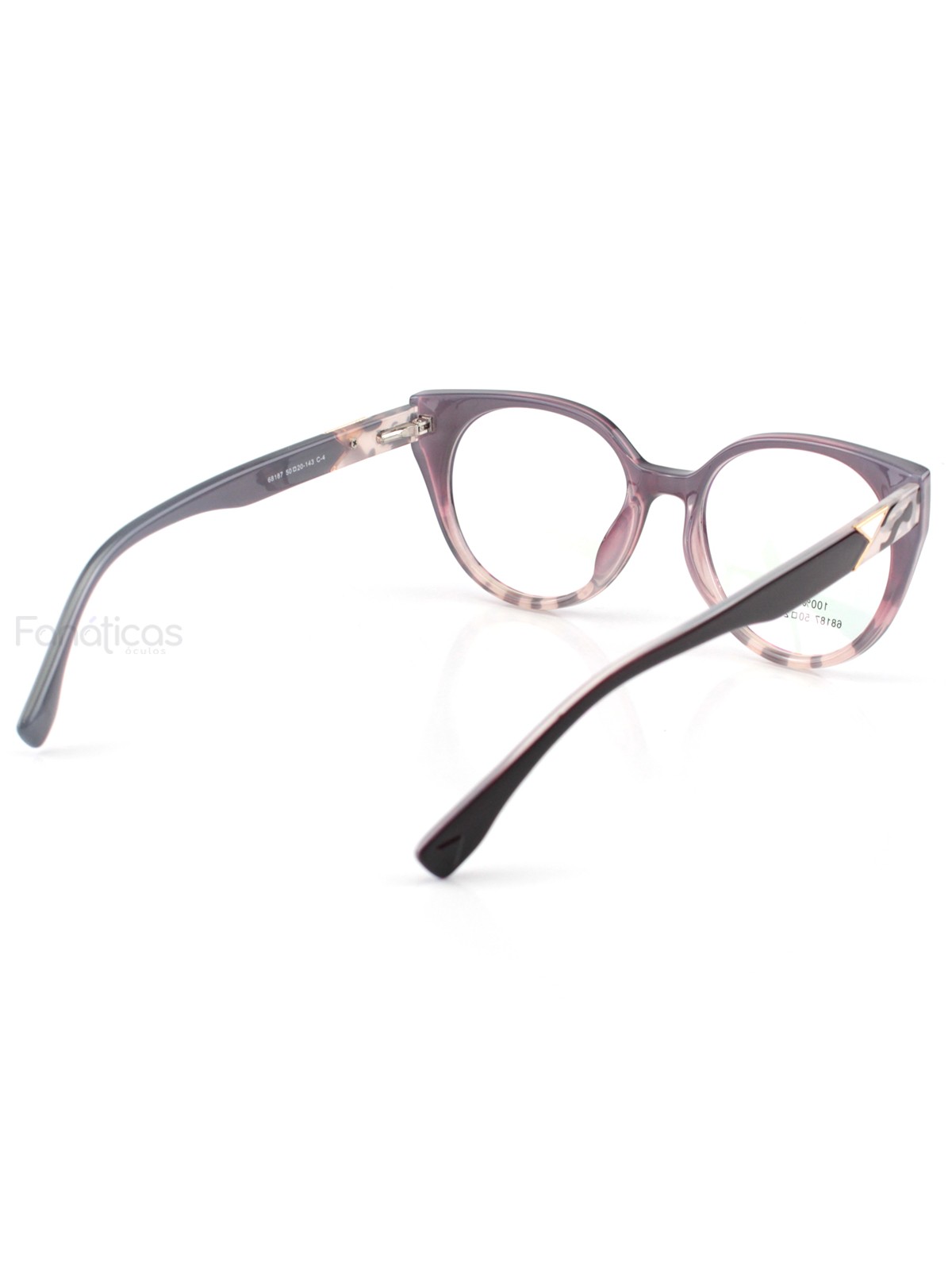Oculos Armação Para Grau Feel Good - Vinho Degrade