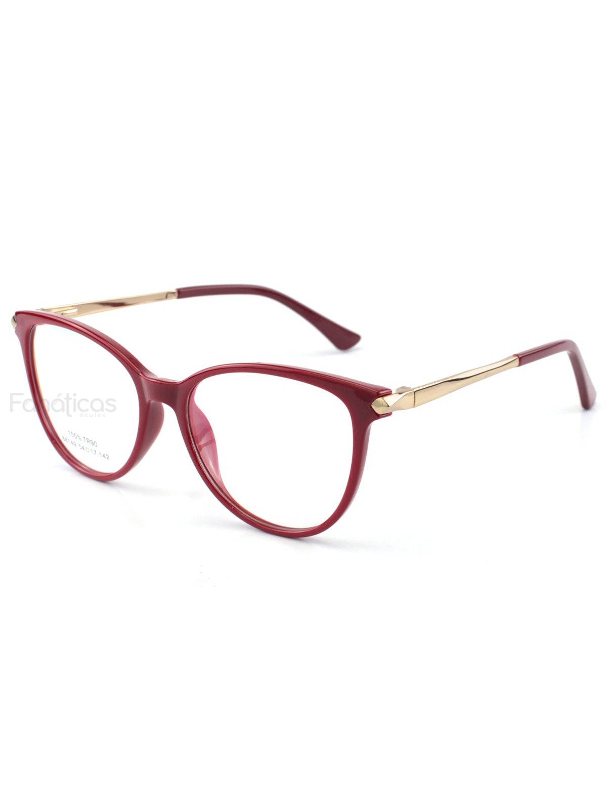 Oculos Armação Para Grau Vênus - Vermelha