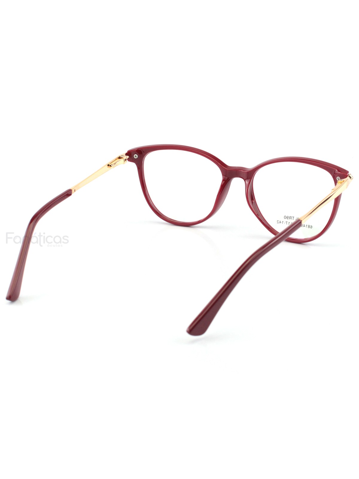 Oculos Armação Para Grau Vênus - Vermelha