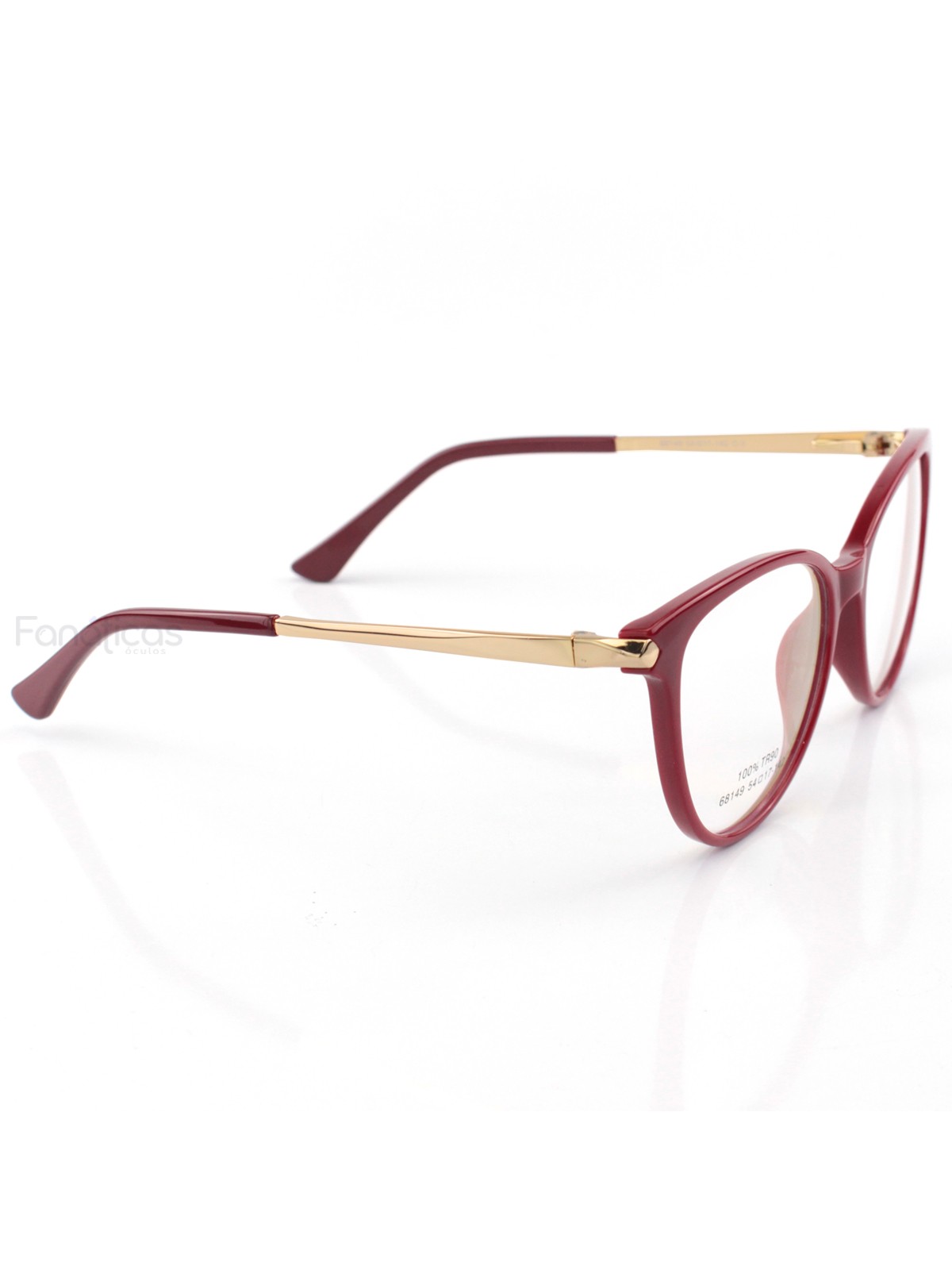 Oculos Armação Para Grau Vênus - Vermelha