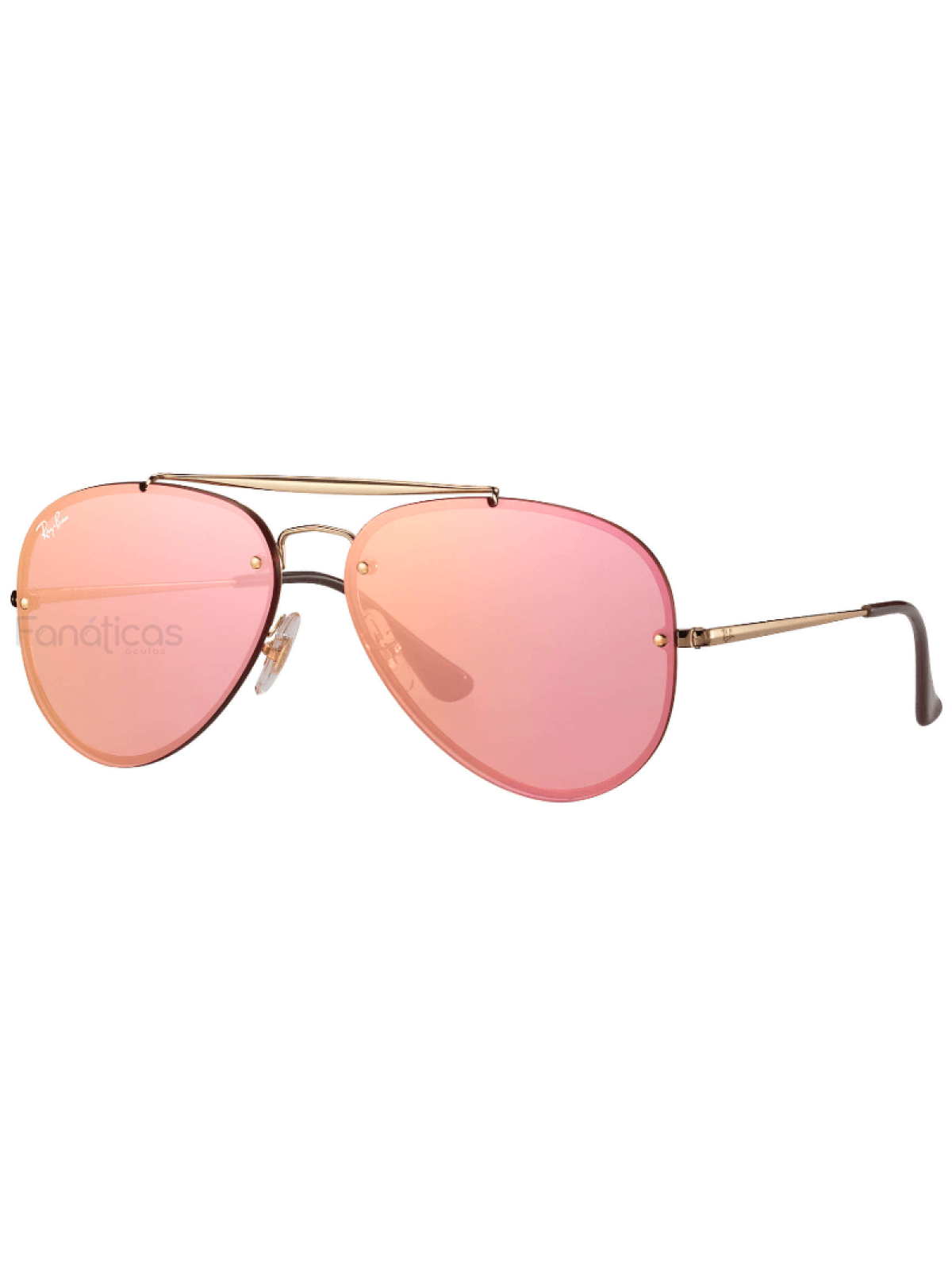 Óculos de Sol Blaze Aviator RB3584N Dourado e Rosa