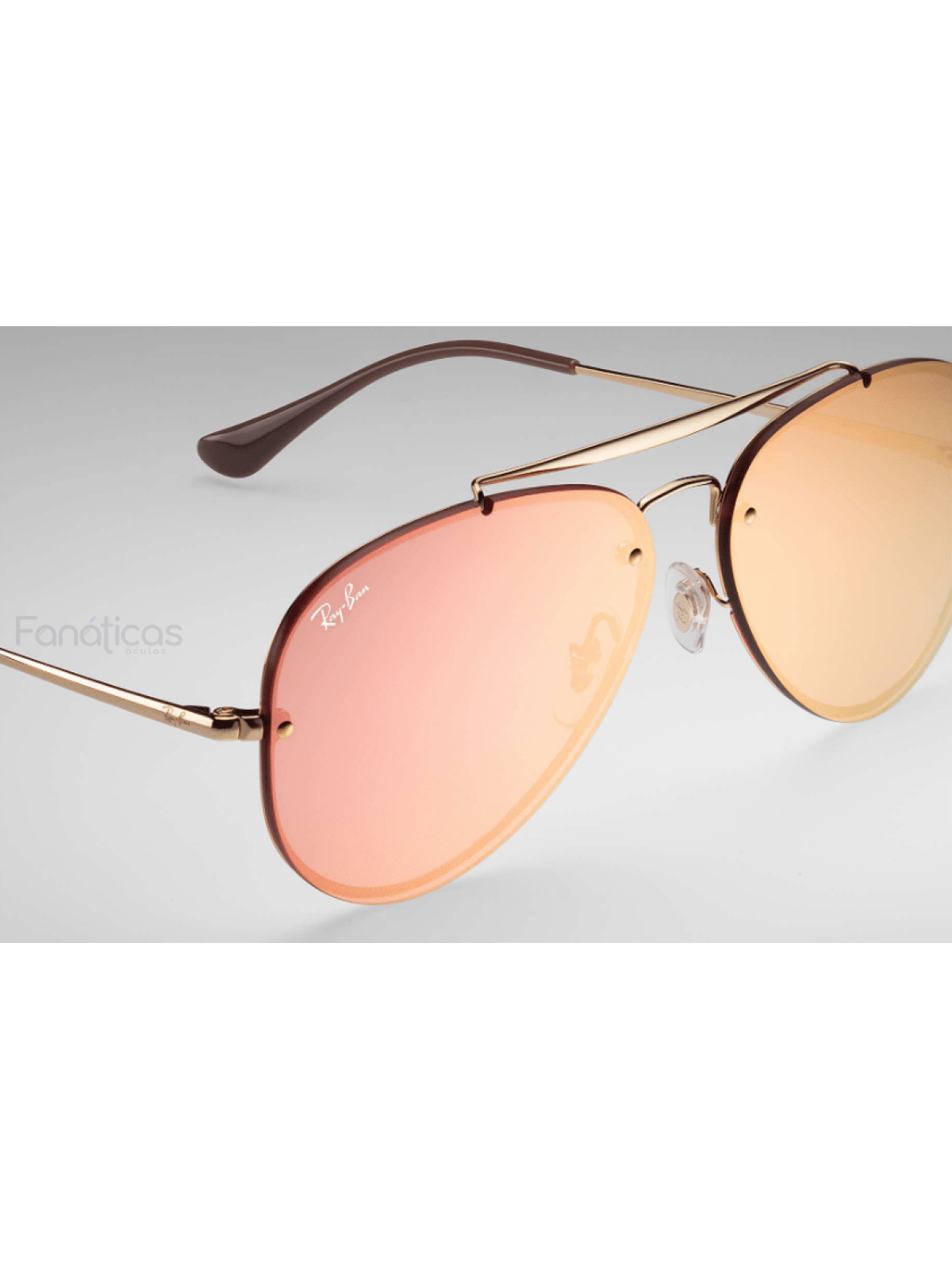 Óculos de Sol Blaze Aviator RB3584N Dourado e Rosa