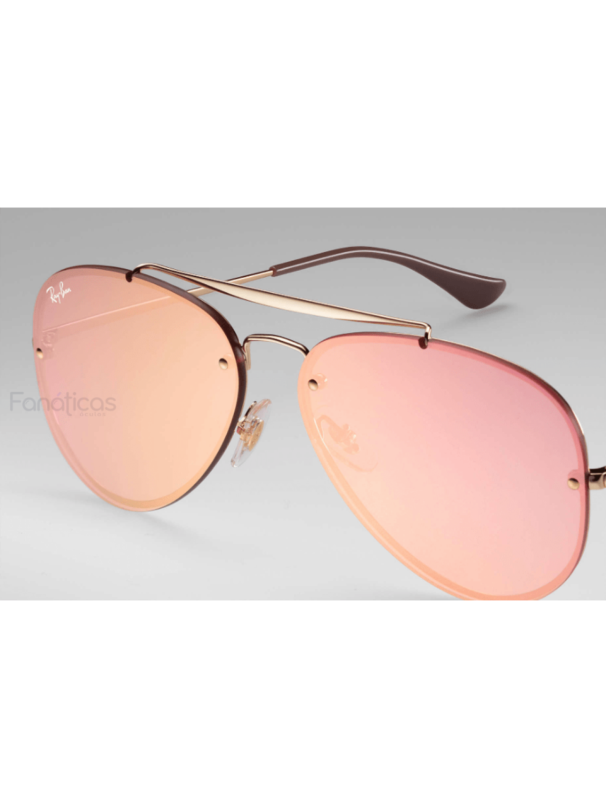 Óculos de Sol Blaze Aviator RB3584N Dourado e Rosa