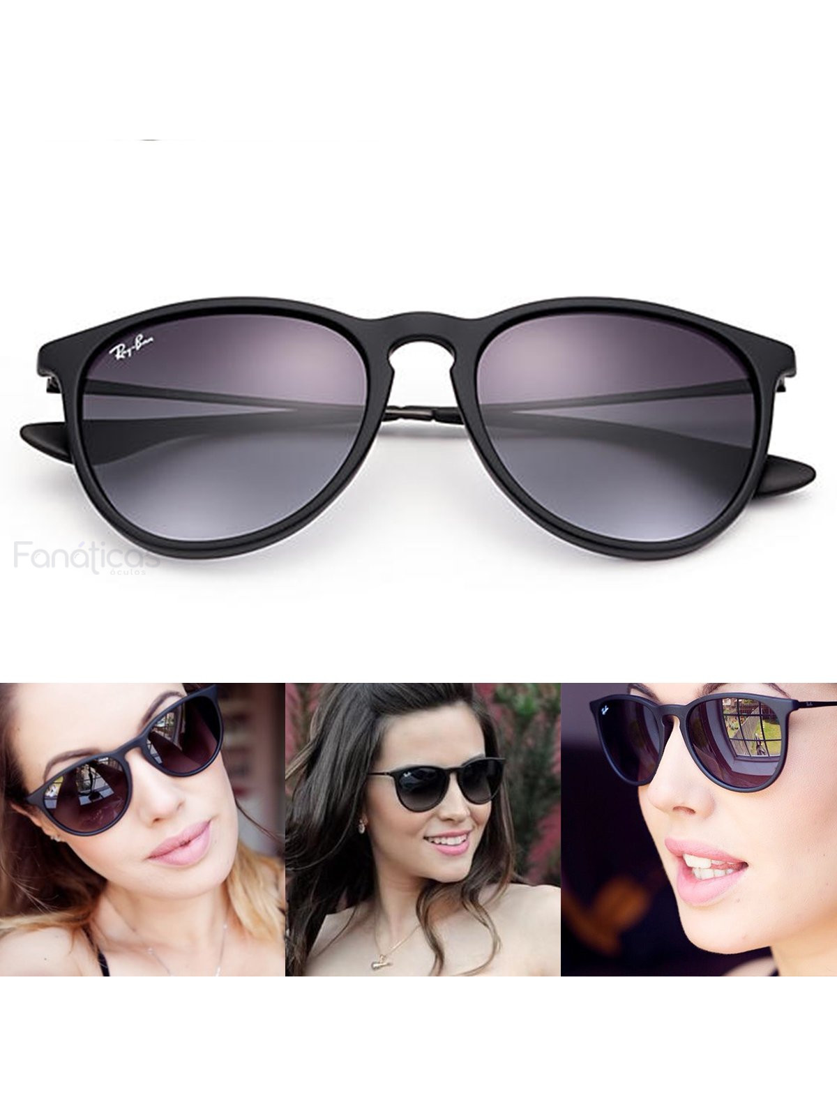 Óculos de Sol Erika RB4171 Preto Fosco
