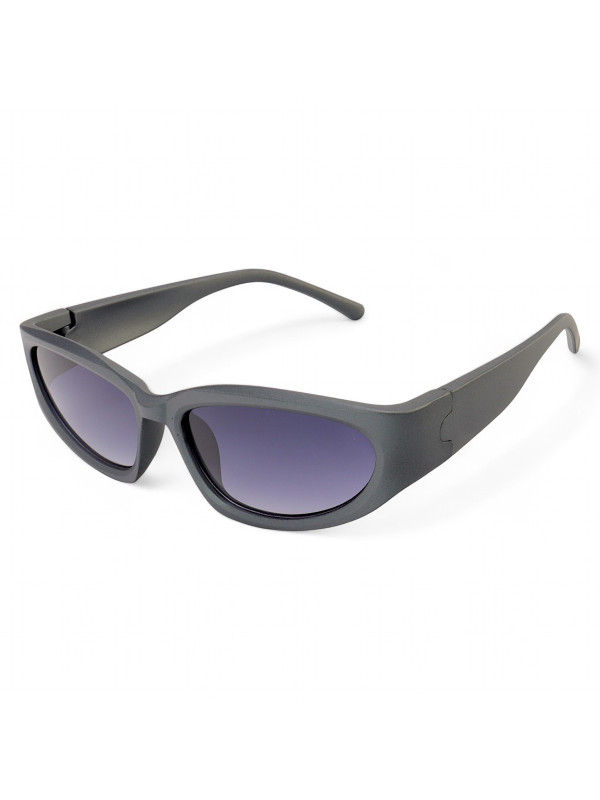 Óculos De Sol Esportivo Brusk Cinza e Preto