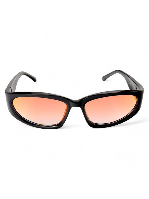 Óculos De Sol Esportivo Brusk Preto e Vermelho
