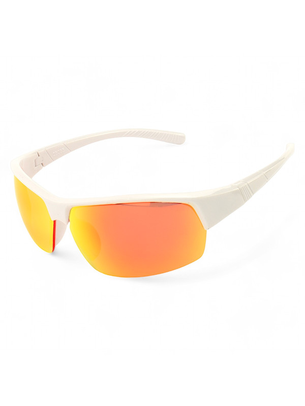 Óculos De Sol Esportivo Snider Branco Esplehado