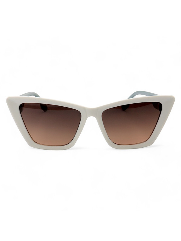 Óculos de Sol Feminino Gatinho Jade Branco