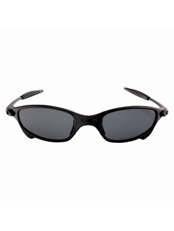 Óculos de Sol Lupa Metal Juju Preto e Lente Preta