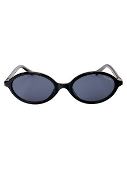Óculos De Sol Oval MM Preto 