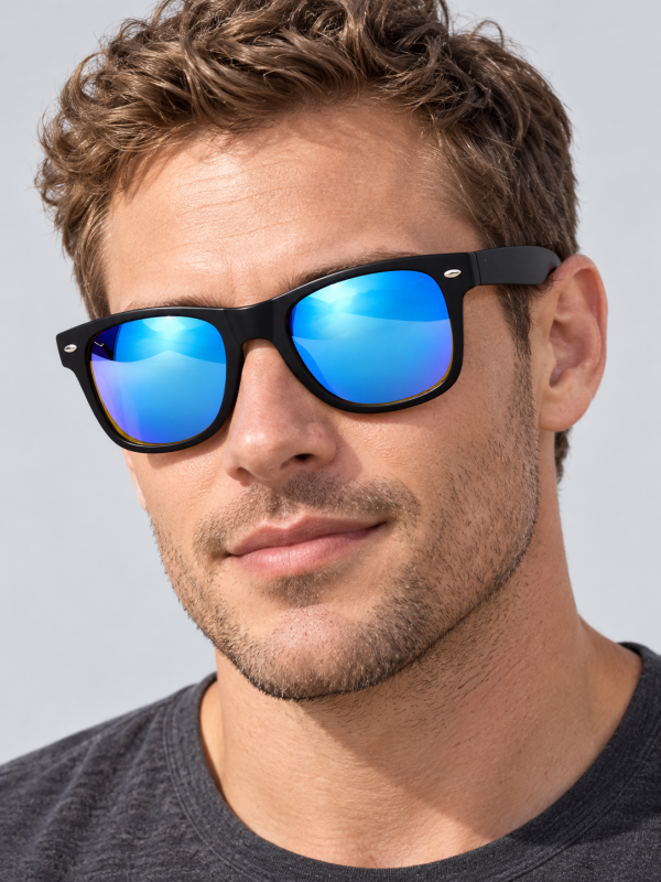 Óculos de Sol Wayfare Preto e Azul