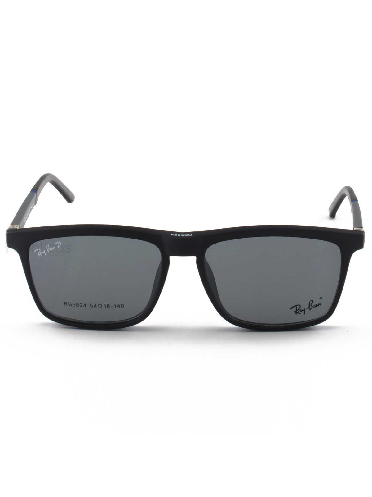 Armacao de Óculos Clipon RB5824 1 Lente Extra - Cinza