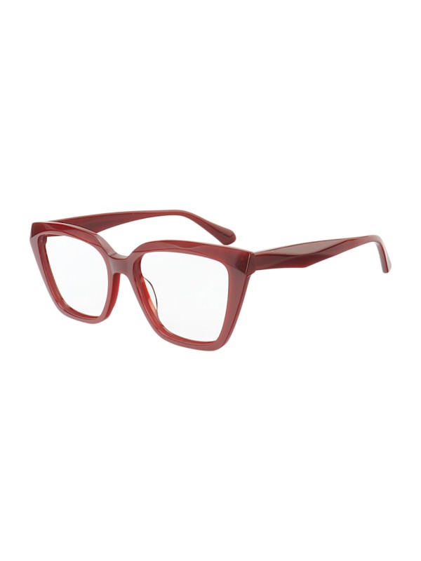 Armação de Óculos Quadrado PY569 Vermelho