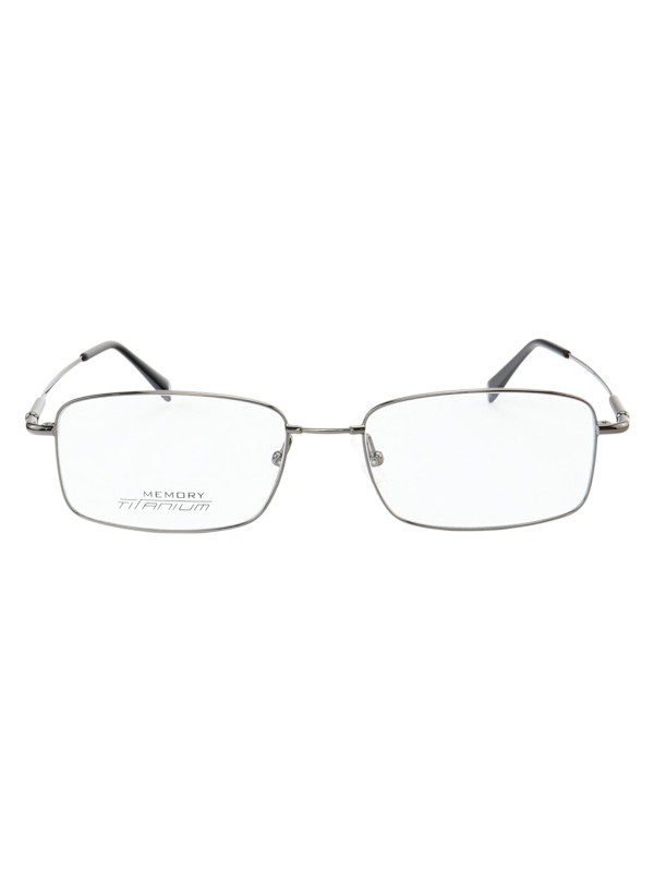 Armação de Óculos Retangular MT6587 Memory Titanium Grafite