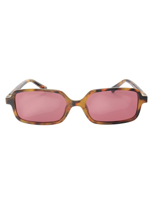 Óculos de Sol Retangular MM 8904 Tartaruga e Lente Roxa