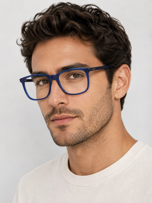 Armação de Óculos Quadrado GG05540 Azul