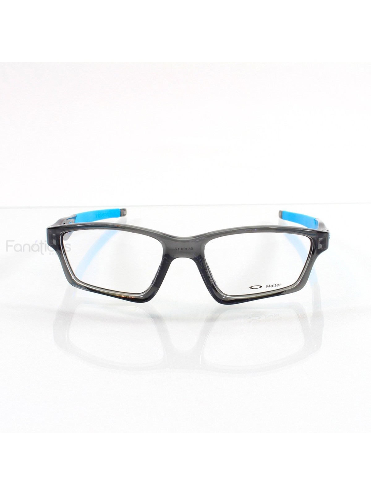 Armacao de Óculos Crosslink OX8031 Cinza Translúcido e Azul