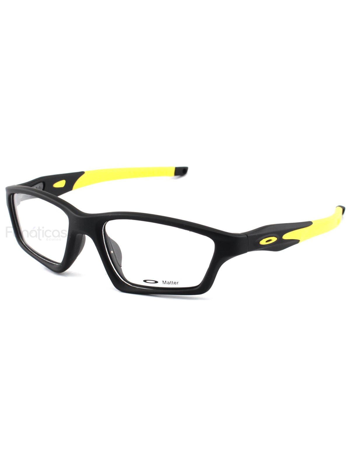Armacao de Óculos Crosslink OX8031 Preta e Amarelo