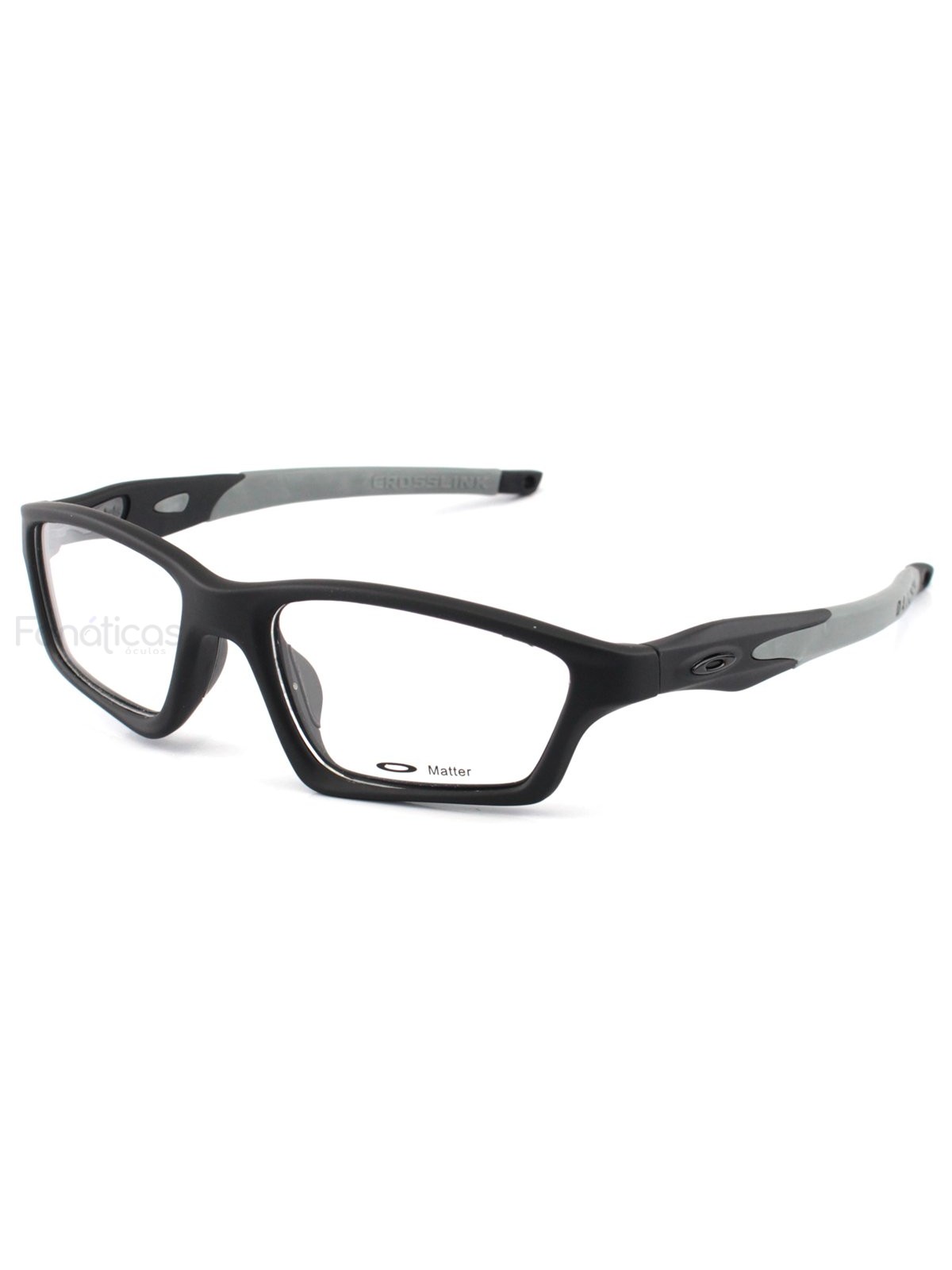 Armacao de Óculos Crosslink OX8031 Preta e Cinza