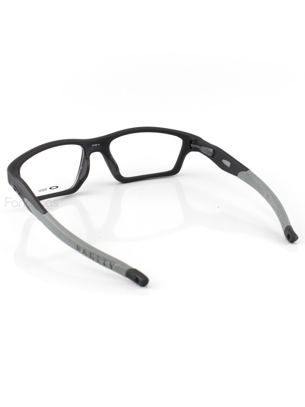 Armacao de Óculos Crosslink OX8031 Preta e Cinza
