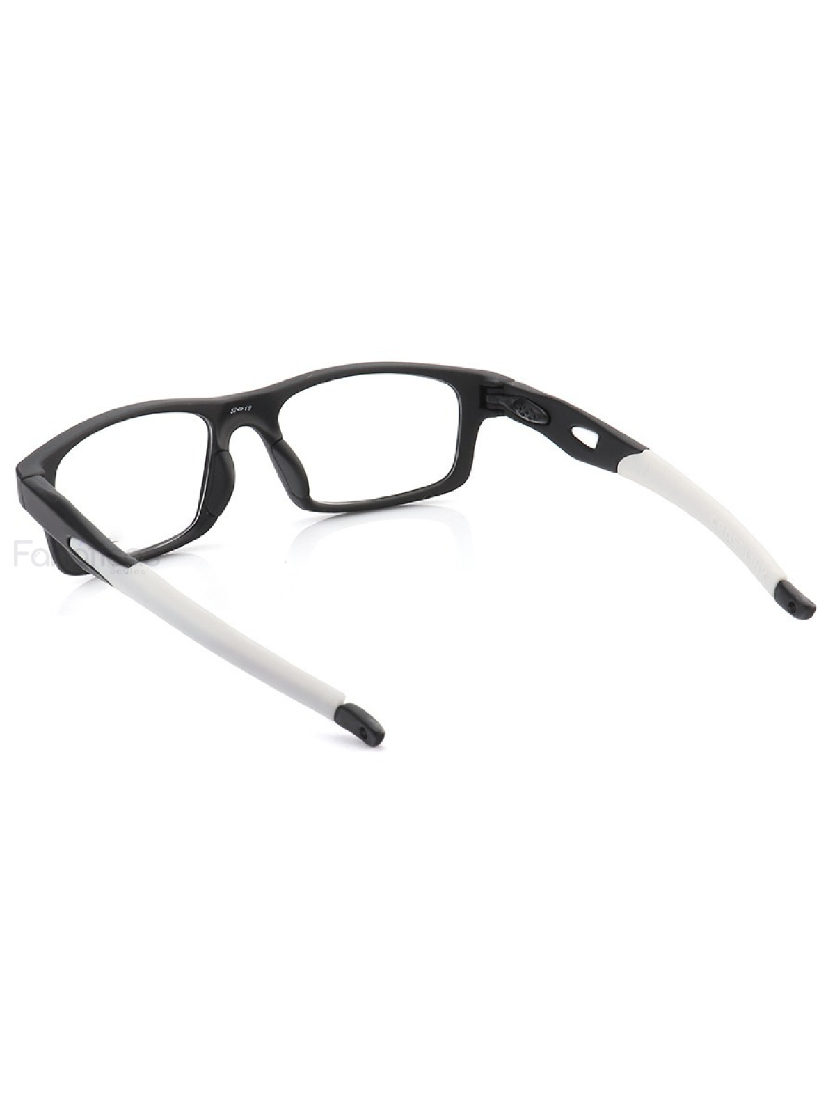 Armação de Óculos Crosslink OX8037 Preto e Branco