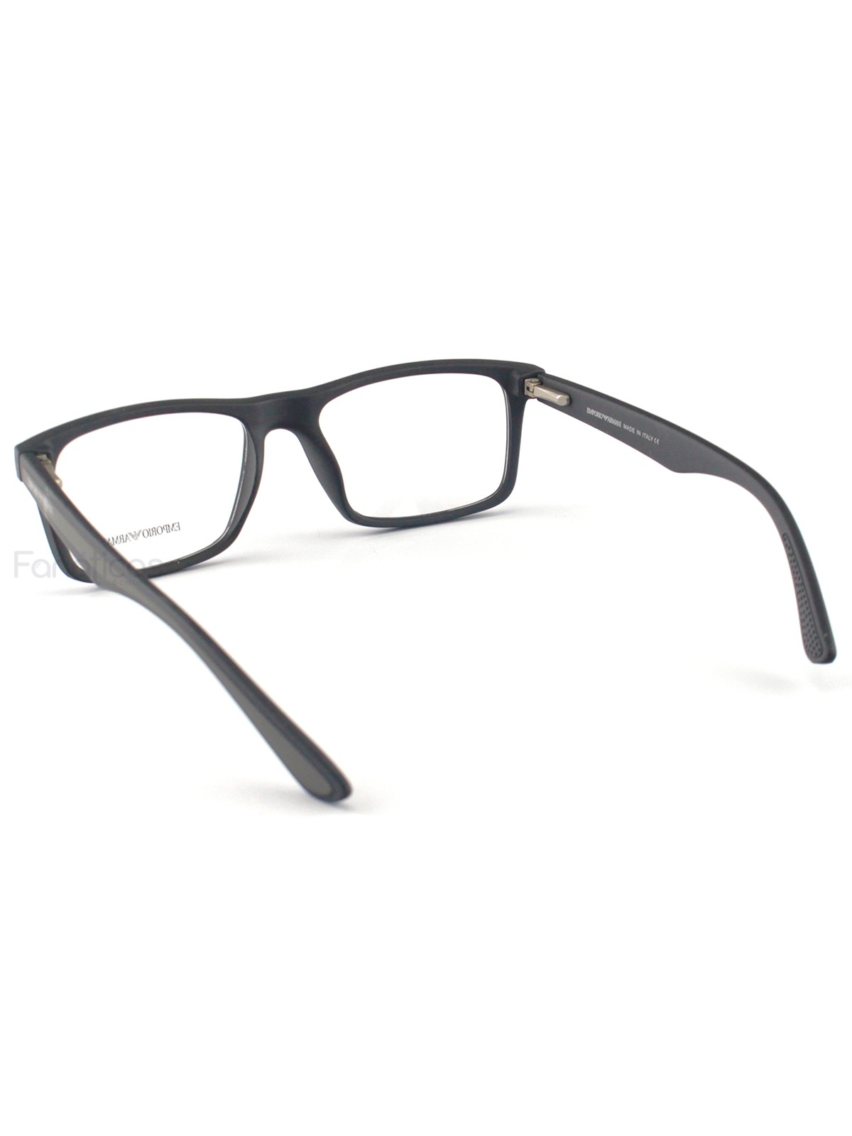 Armacao de Óculos EA3120 Masculina Preta e Cinza