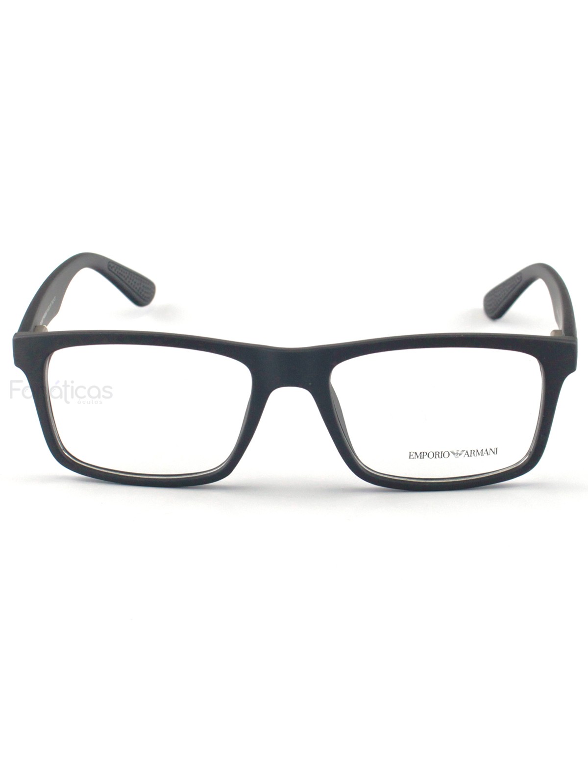 Armacao de Óculos EA3120 Masculina Preta e Cinza