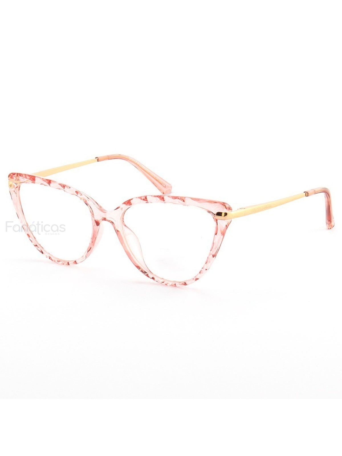 Armação de Óculos Gatinho  LQ92302 Rosa