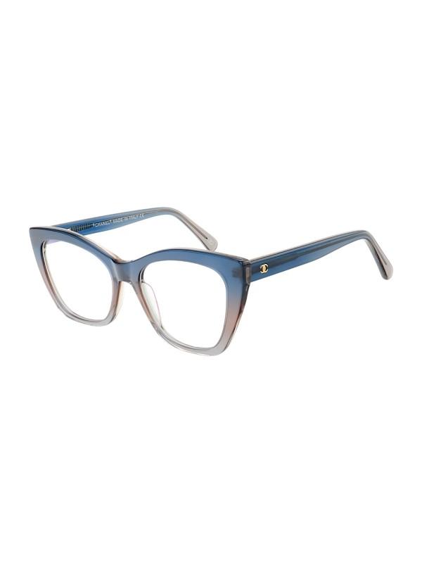 Armação de Óculos Gatinho CH3340 Azul Degrade