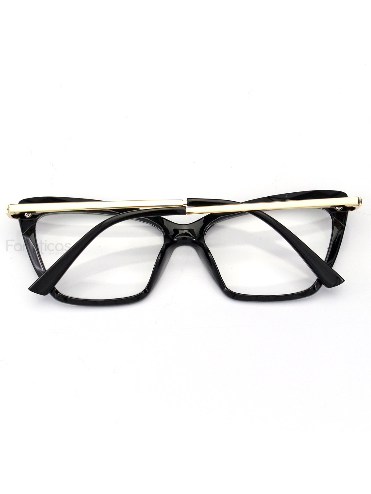 Armação de Óculos Gatinho DG5025 Diamante Preto