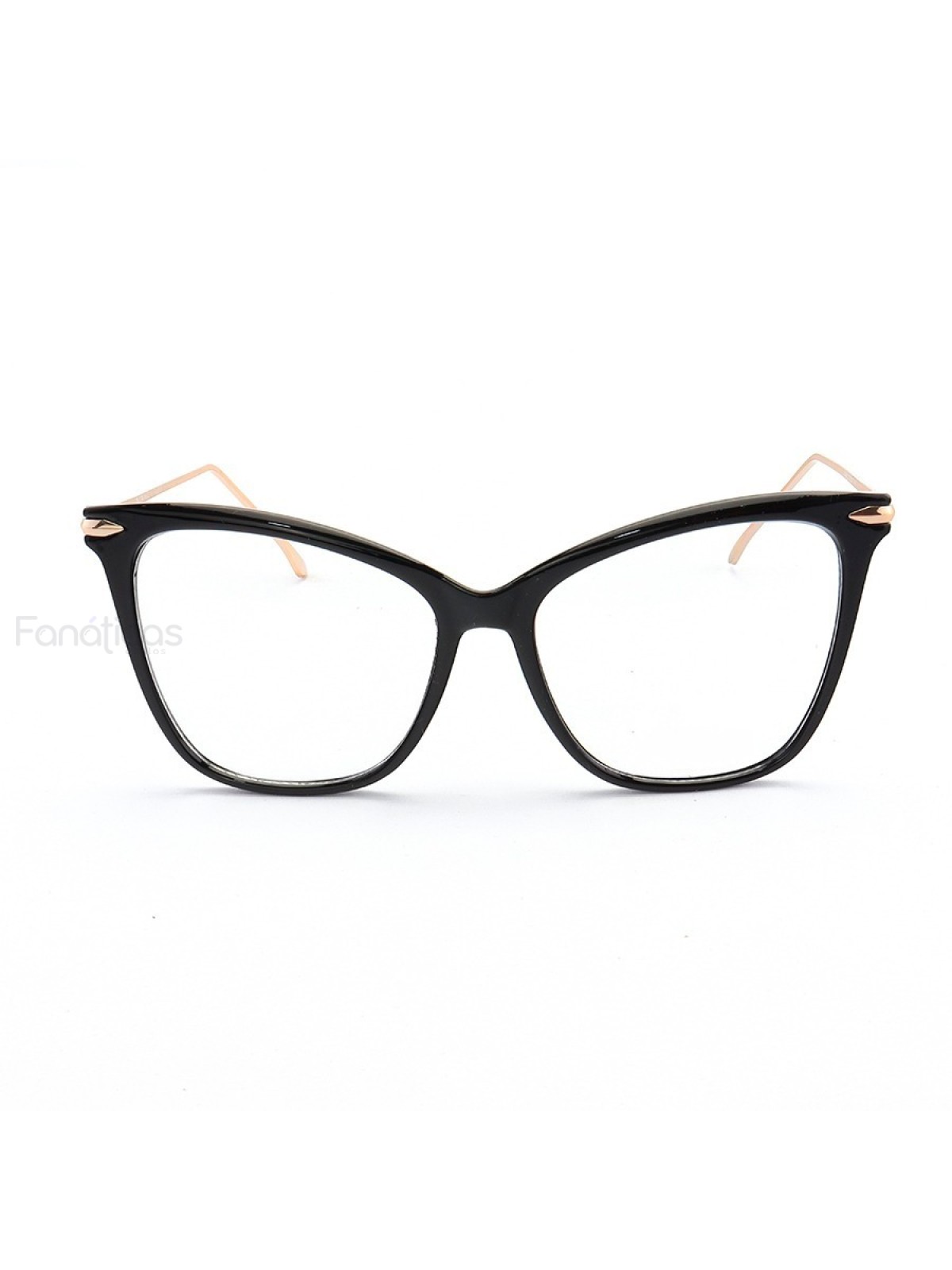 Armação de Óculos Gatinho Dt545 Preto