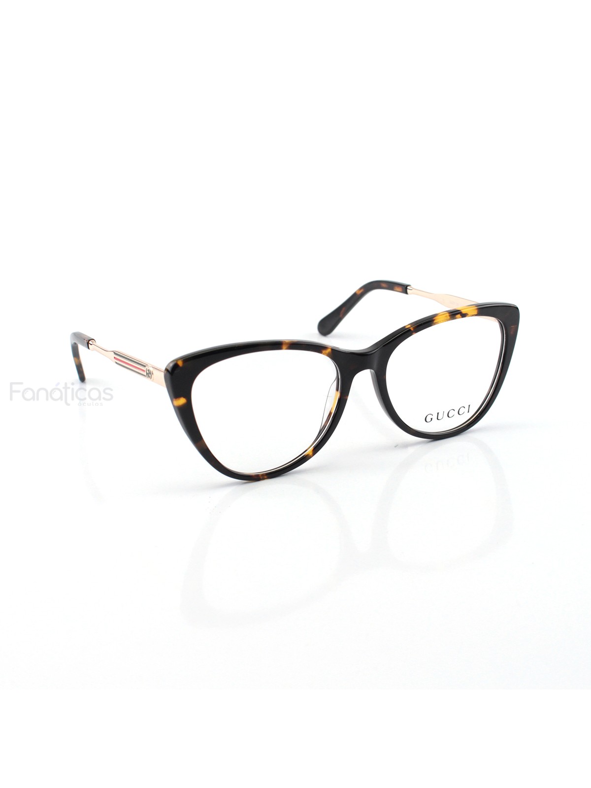 Armacao de Óculos Gatinho GG3126 - Marrom Tartaruga