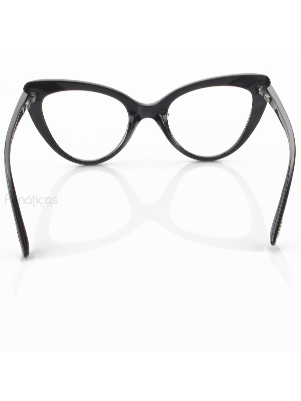 Armação de Oculos Gatinho LQ97398 Preto
