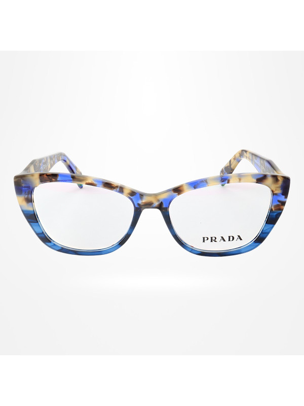 Armação de Óculos Gatinho PD102 Azul Tartaruga